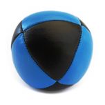Loptička na žonglovanie 8 panel čierna modrá