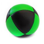 Loptička na žonglovanie 8 panel čierna zelená